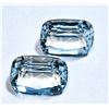 Image 1 : $8,933 Appraisal - 11.91 ct Cert. Aquamarine gemstone Pair