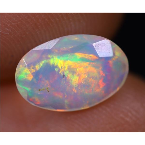$4,496 Appraisal - 1.11 ct Cert. Black Opal gemstone
