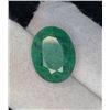 Image 1 : $11,850 Appraisal - 11.85 ct Cert. Emerald gemstone