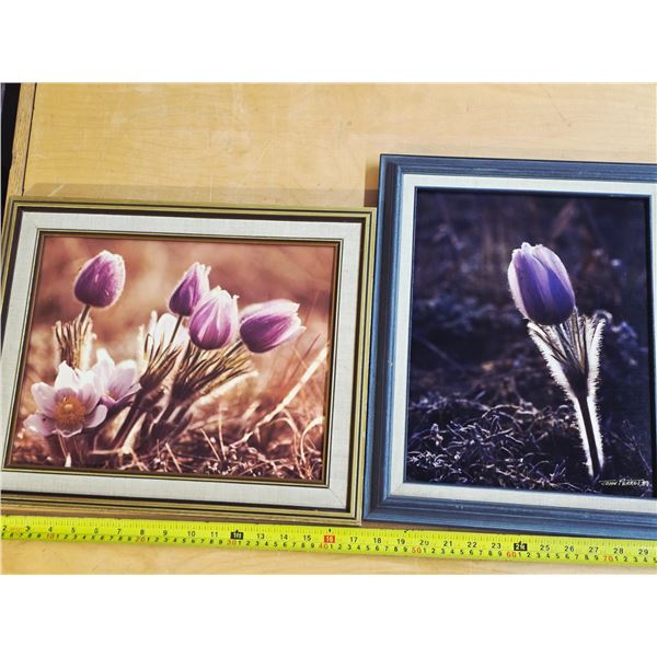 2 flower print pictures