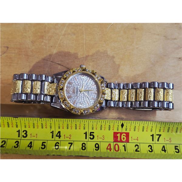 New wrist watch- gold coloured