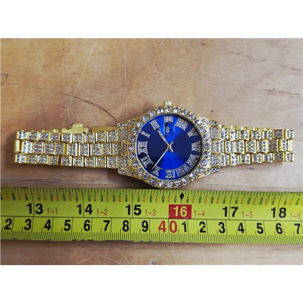 New wrist watch- gold coloured