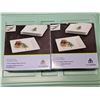 Image 1 : (2) Sets 7.5" Square White Porcelain Plates.  4 per set.  Unused in Box