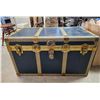 Image 1 : Vintage Trunk with Lock and Key. 19"w x 36"l x21"h
