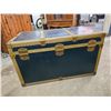 Image 4 : Vintage Trunk with Lock and Key. 19"w x 36"l x21"h