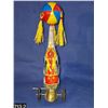Image 2 : Windup tin lithographed Shylling circus elephant toy - works, drives while top rotates