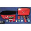 Image 1 : Disney Pixar Carz storage box, with 11 vehicles, some rare