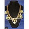 Image 1 : Huge vintage Stella & Dot rhinestone necklace