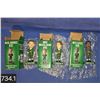Image 1 : Set of 3 Saskatchewan Roughriders bobbleheads, New in Box