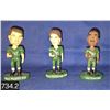Image 2 : Set of 3 Saskatchewan Roughriders bobbleheads, New in Box