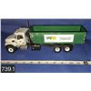 Image 1 : Large heavy diecast advertising dump truck, very detailed, near mint, 12 inches