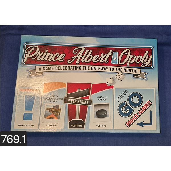 Prince Albert Opoly board game, excellent condition