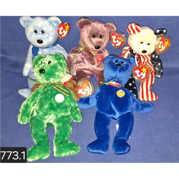 Group of 5 Ty Beanie Babies #1