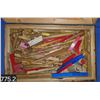 Image 2 : Vintage Lincoln Logs toy playset, in old wooden box