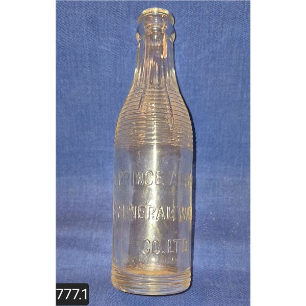 Pop bottle, Prince Albert Mineral Water Co. Ltd.