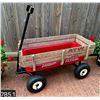 Image 1 : Large Radio Flyer Red Wagon, beautiful condition! Always kept inside, no rust! Pneumatic tires.