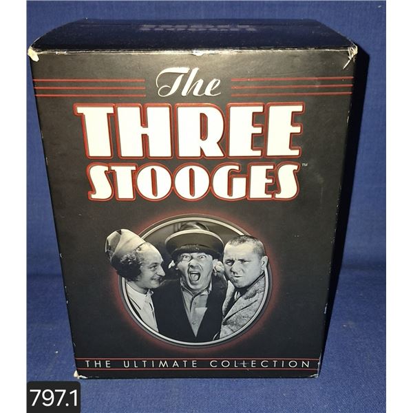 The Three Stooges, complete DVD collection of episodes from 1934 to 1959, as new in original packagi