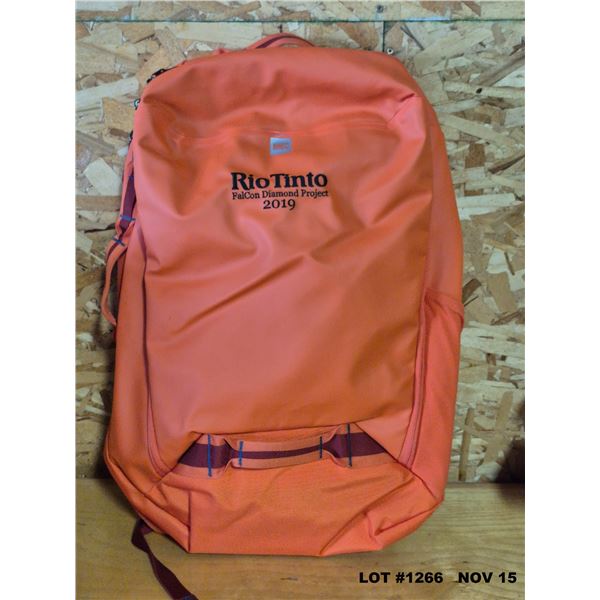 Rio Tinto" Mec" Backpack.  Falcon Fort ala Corne Star Diamond Project.  New-Unused.  Given to staff/