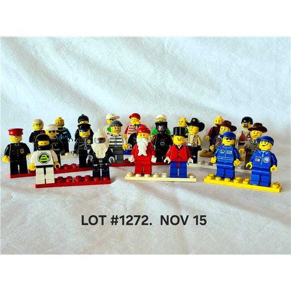 24 "LEGO" People.  Mini figures.