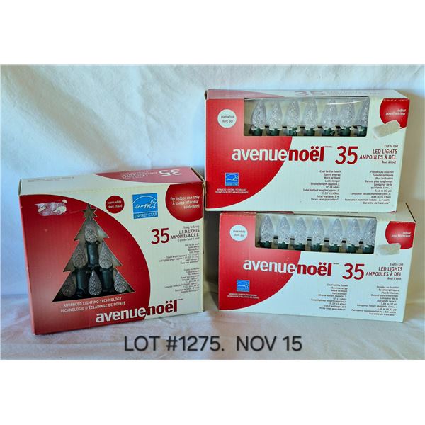 (3) boxes of LED Christmas Lights.  New in Box.  Purchased New never used.