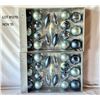 Image 2 : (2) Sets of Blue, Snowflake, Christmas Ornaments.  New in Box.  Purchased New never used.