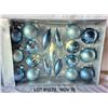 Image 3 : (2) Sets of Blue, Snowflake, Christmas Ornaments.  New in Box.  Purchased New never used.