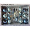 Image 5 : (2) Sets of Blue, Snowflake, Christmas Ornaments.  New in Box.  Purchased New never used.