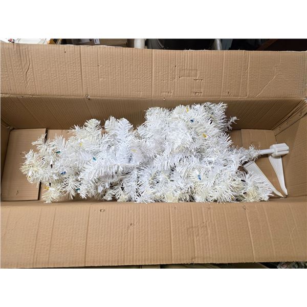 40" white light up christmas tree