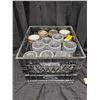 Image 1 : Crate of Mason Jars (Improved Jem, Canadian Jewel, and etc.) w/ Misc. Lids