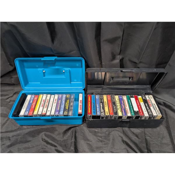 (2) Tackle Like boxes full of mini Cassettes