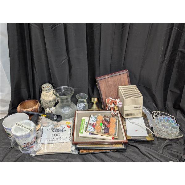 Misc. Lot (Decor, Candles, Frames, Decor rocks, and etc.)