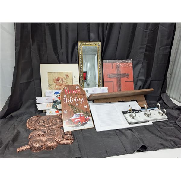 Misc. Lot of Items (wall Decor, Wall Hangers, Vent, and etc.)