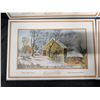 Image 5 : Currier Ives (4) Permanent Plastic Place Mats w/ Original Box