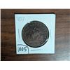 Image 2 : Bank of Upper Canada 1857 Bank Token 1 Penny Coin