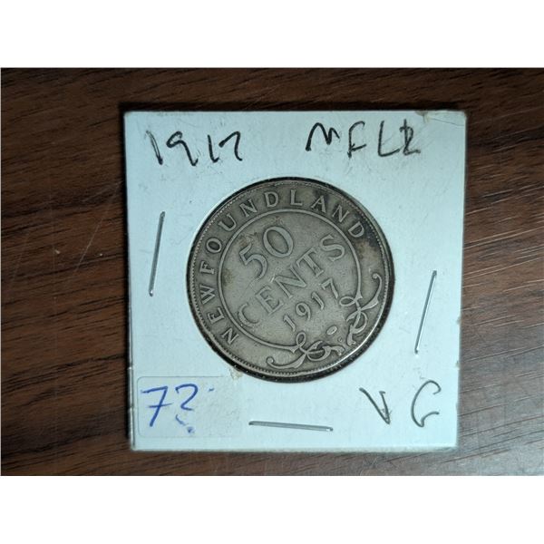 1917 NWFL 50 cent Coin