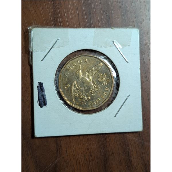 Canadian 2008 Olympic Games Loonie (Lucky loonie)