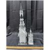 Image 1 : Big and Small LED Lighted Castle Acrylic Christmas Decoration (Untested)
