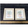 Famed Watercolor Print of Plants