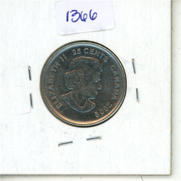 2009 Canadian 25 Cents