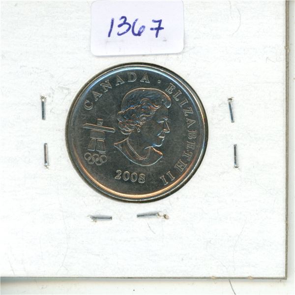 2008 Canadian 25 Cents