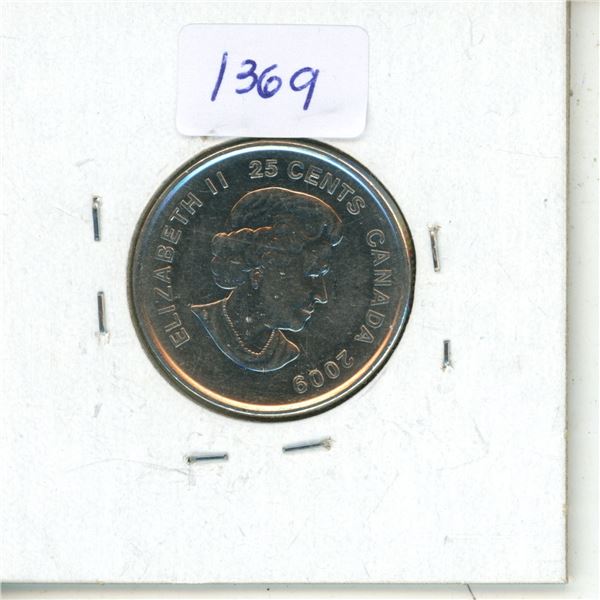 2009 Canadian 25 Cents