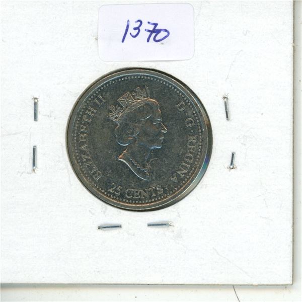 2000 Canadian 25 Cents