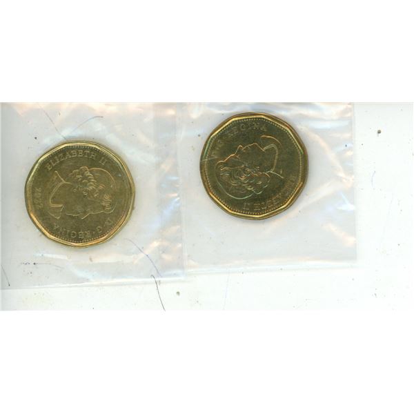 2017 One Canadian Dollar, 2022 One Canadian Dollar