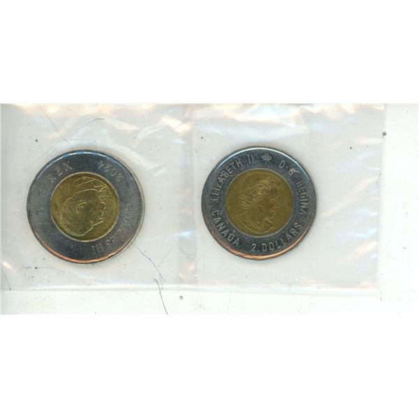 2014 Two Canadian Dollar, 2024 Two Canadian Dollar