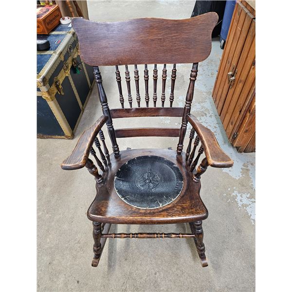 Vintage Wooden Rocking Chair
