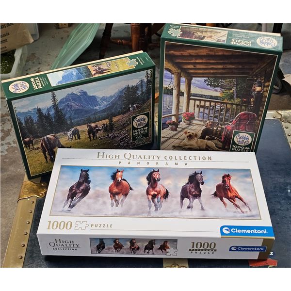(5) Jigsaw Puzzles.  500-1000 pieces