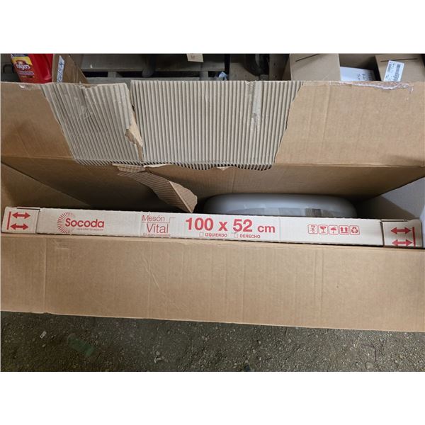 NIB Stainless Steel 20"X 40" Sink made for cabinet