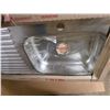 Image 2 : NIB Stainless Steel 20"X 40" Sink made for cabinet
