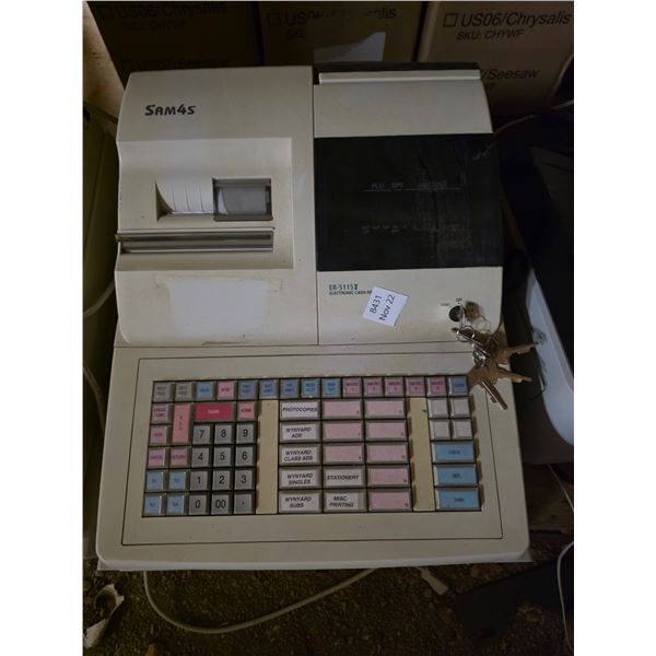 ER 5115 II electric cash register working order
