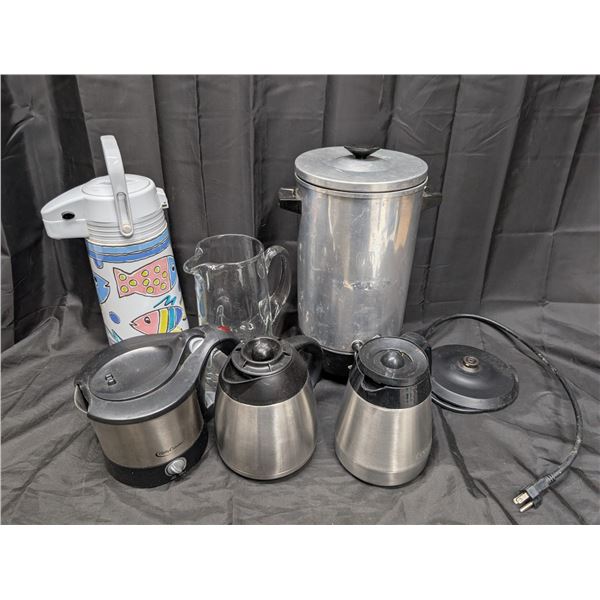 Coffee and Tea Serving Items Complete, 6 Pieces